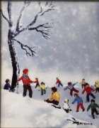 "Winter" From the "Four Seasons" Porcelain prints by Max Karp