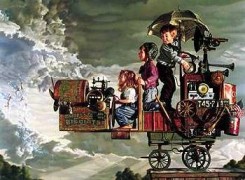 "Invitation to Flight" lithograph on canvas by Bob Byerley