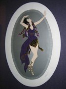 "Bacchant" 1987 serigraph by Erte