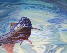 "Bend in the Stone" Giclee on Canvas by AD Maddox