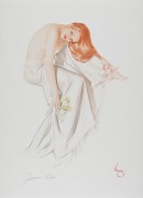 "Jeanne Dean" Lithograph/arches by Alberto Vargas