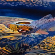 "Green River Series 5" Giclee on Canvas by AD Maddox