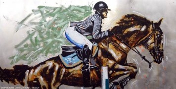"Jump" Limited Edition Giclee on Paper, Canvas or Aluminum by Michael Bryan