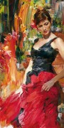"Radiance" Hand-Embellished Giclee/Hand-Textured Canvas by Micahel & Inessa Garmash