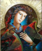 "In The Dream" Original Oil on Board by Oleg Zhivetin