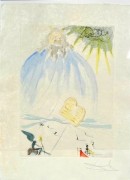 Moses Etching from Our Historial Heritage Suite by Salvador Dali