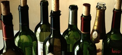 "Eight Empties" Giclee on Canvas by Thomas Arvid