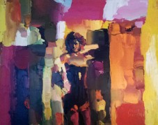 "Danseuse du Crazy" Original Acrylic on Canvas by Nicola Simbari