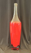 Murano Hand-Blown Bottle Vase by Alfredo Barbini