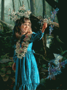 "Magic Lei" canvas transfer by Bob Byerley