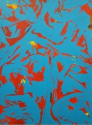 "Elevation 22" 2018 Original Acrylic on Canvas by Mark & Elena Erickson