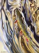 "Upper Gros Ventre" Giclee on Canvas by AD Maddox