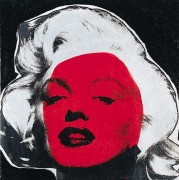 "Marilyn Series VI (Black)" Embellished Mixed Media on Canvas by Steve Kaufman