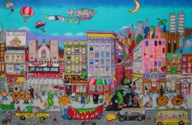 Fishes to Kanishes 3D pop-up Serigraph by Charles Fazzino