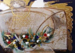 ""Un Angel Llamado Maria del Pilar " Original Embellished Multiple Print by Orlando AB