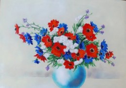 "Flowers in Vase"