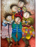 "Les Trottinettes" Lithograph by Graciela Rodo Boulanger