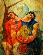 "Bliss" Serigraph on Archival Canvas with Textured Coating by Yuroz