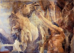 "Equestris" Giclee on Canvas by Tomasz Rut