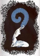 "Numeral 2" an Emboxxed Serigraph from the Erte Numerals Suite