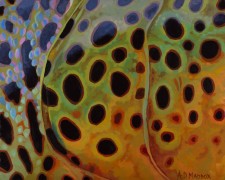 "Brown XXII" Fishing Giclee on Canvas by A D Maddox