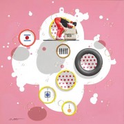 "Life Box 2" Hand-Crafted Lithograph by Philippe Bertho