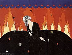 "Memories" Serigraph on Paper by Erte