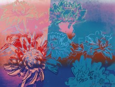 "Kiku 309" Silkscreen by Andy Warhol