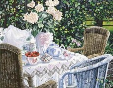 "Our House" Serigraph by Susan Rios