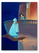 "Falling For Aladdin" Hand Embellished Giclee on Canvas by Rob Kaz