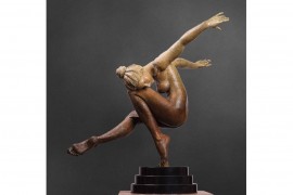 "Repose" Bronze Sculpture by Tuan WANTED by Diva Art Group