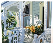 "Emily's Inn" Signed and numbered Serigraph by Susan Rios
