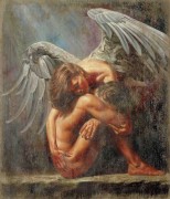 "Lacrimosa" Giclee on Canvas by Tomasz Rut