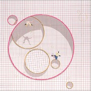 "Je Vole (I Fly)” Hand-Pulled Serigraph/Gesso Board by Philippe Bertho