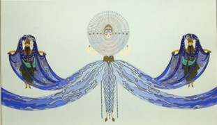 "Mediterranee" Serigraph on Paper by Erte