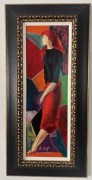 "Maryse Tender" Unique Mixed Media on Canvas