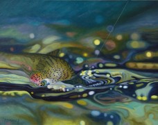 "Rainbow On" Giclee on Canvas by AD Maddox