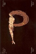 "The Letter P" from the Alphabet Suite, a Serigraph/Lithograph by Erte