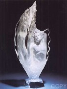 "Study of Prometheus" Acrylic Sculpture by Michael Wilkinson 