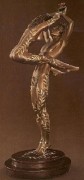 "Amants" Bronze Sculpture by Erte