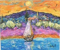 “Pop Van Gogh” Giclee on Canvas by Duaiv