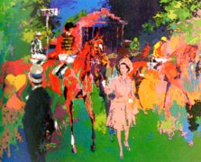 "Queen at Ascot" Serigraph by LeRoy Neiman