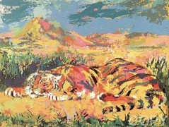 "Delacroix's Tiger" Serigraph by LeRoy Neiman