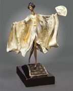 "Asian Princess" a Bronze Sculpture by Erte