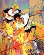 "Racquetball" Serigraph by LeRoy Neiman