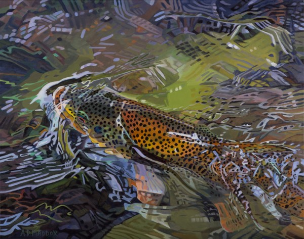 "Green River Series 2" Giclee on Canvas by AD Maddox