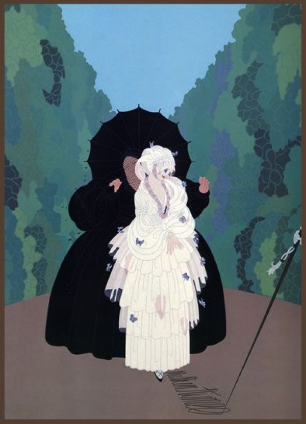 "Debutante" AP 1983 Serigraph by Erte