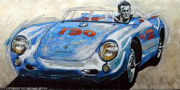 "D5" Original Acrylic on Aluminum by Michael Bryan