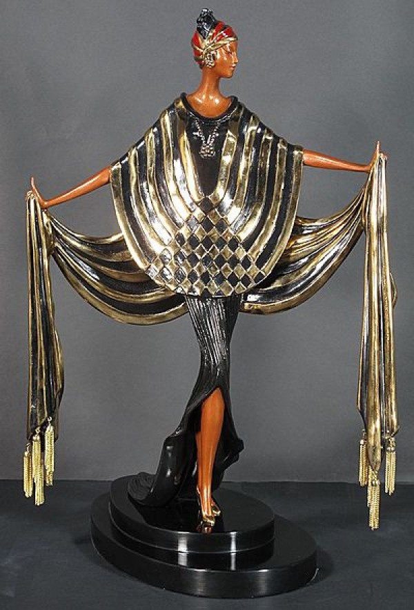 "Opening Night" Bronze Sculpture by Erte 