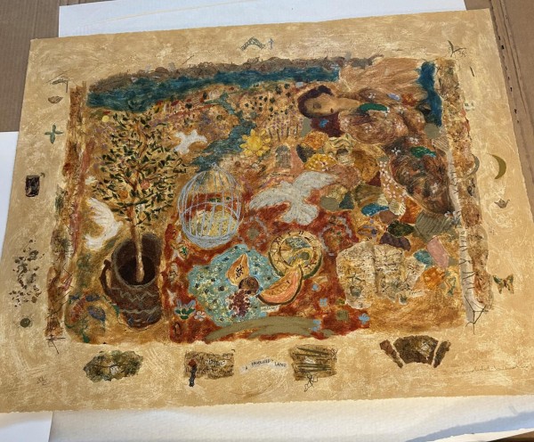 "A Favoured Land" Serigraph on Paper by Roy Fairchild